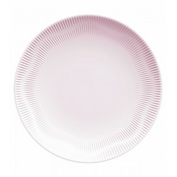 Prato Sobremesa 20,5cm Shell Rosa Fractal Porcelana Germer